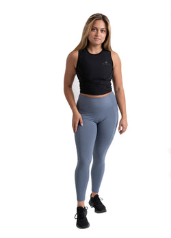 Sea Blue Yoga Pants