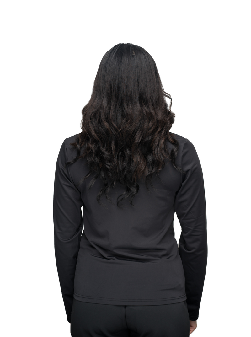 Kamili filtration shirt - Shirt with integrated mask - back view - Women's Shirt